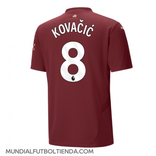 Camiseta Manchester City Mateo Kovacic #8 Tercera Equipación Replica 2024-25 mangas cortas